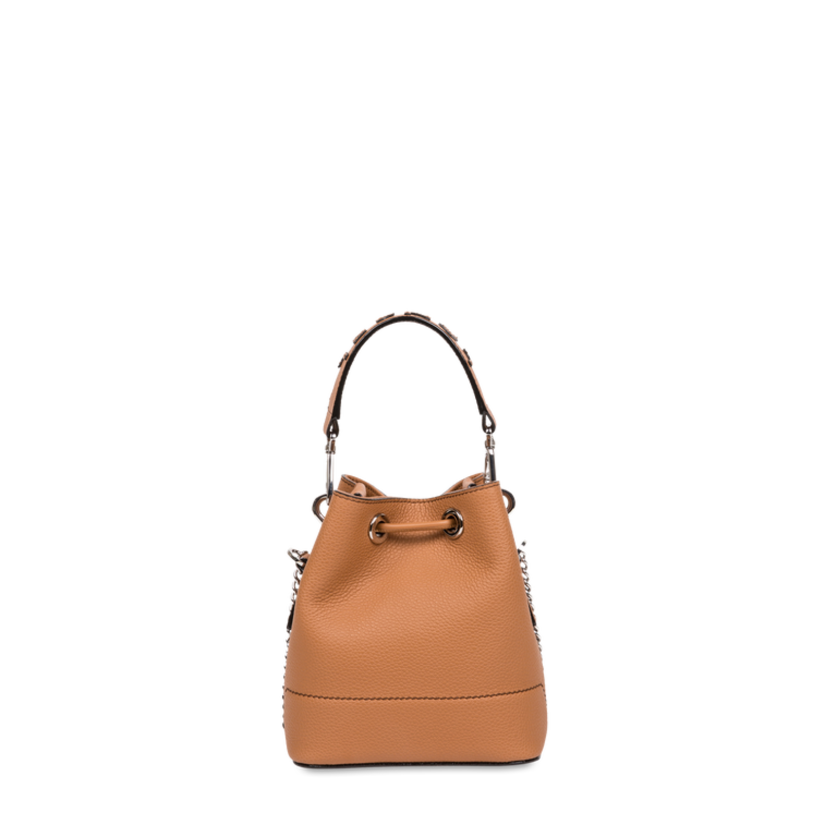 LANCEL LANCEL NINON MINI SAC SEAU - CAMEL