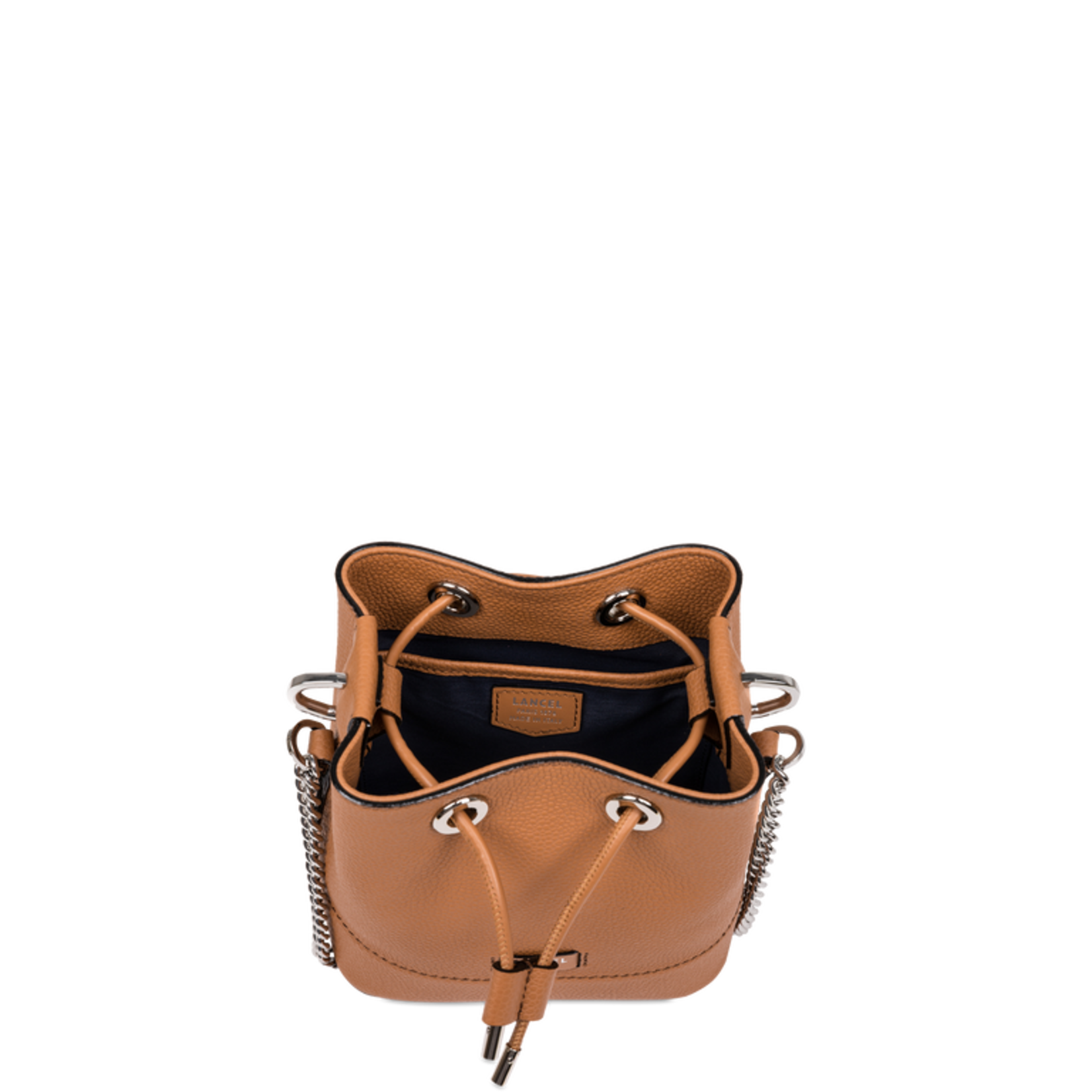 LANCEL LANCEL NINON MINI SAC SEAU - CAMEL