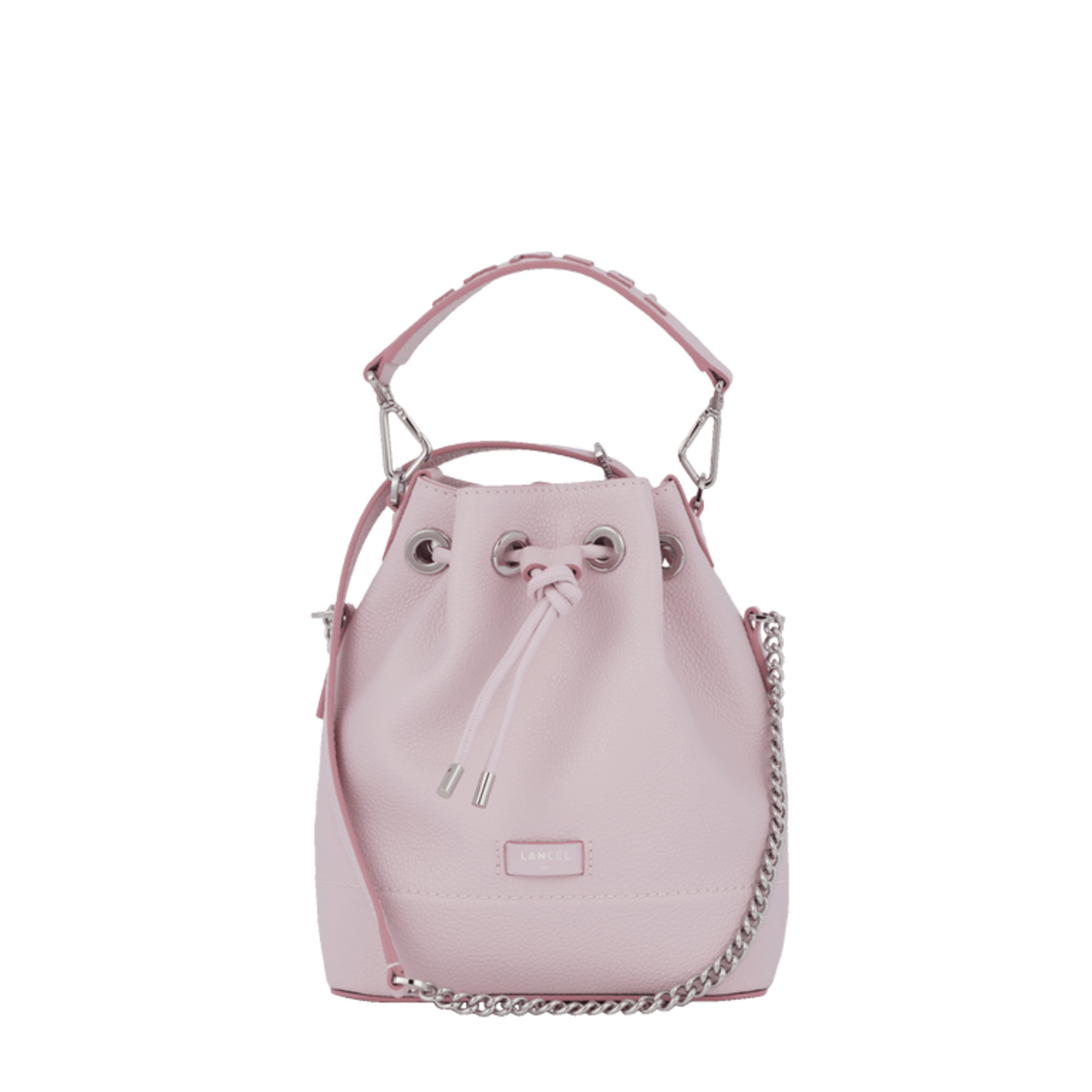 LANCEL LANCEL NINON MINI SAC SEAU - ROSE DRAGEE