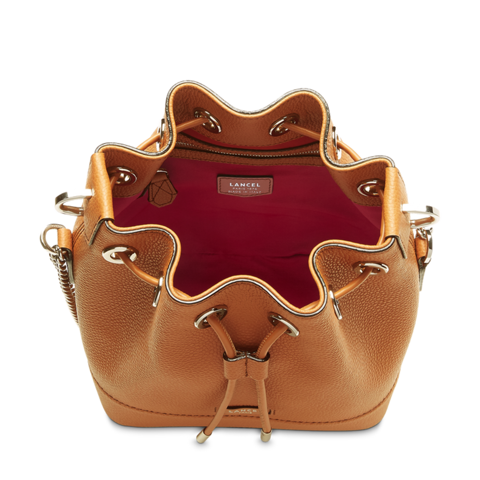 LANCEL LANCEL NINON SAC SEAU SMALL- CAMEL