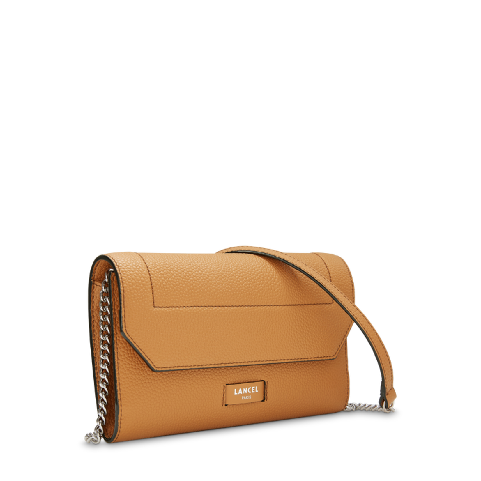 LANCEL LANCEL NINON PORTEFEUILLE CHAINE - CAMEL