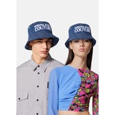 VERSACE JEANS COUTURE BUCKET HAT 74VAZK03 PY5 DENIM