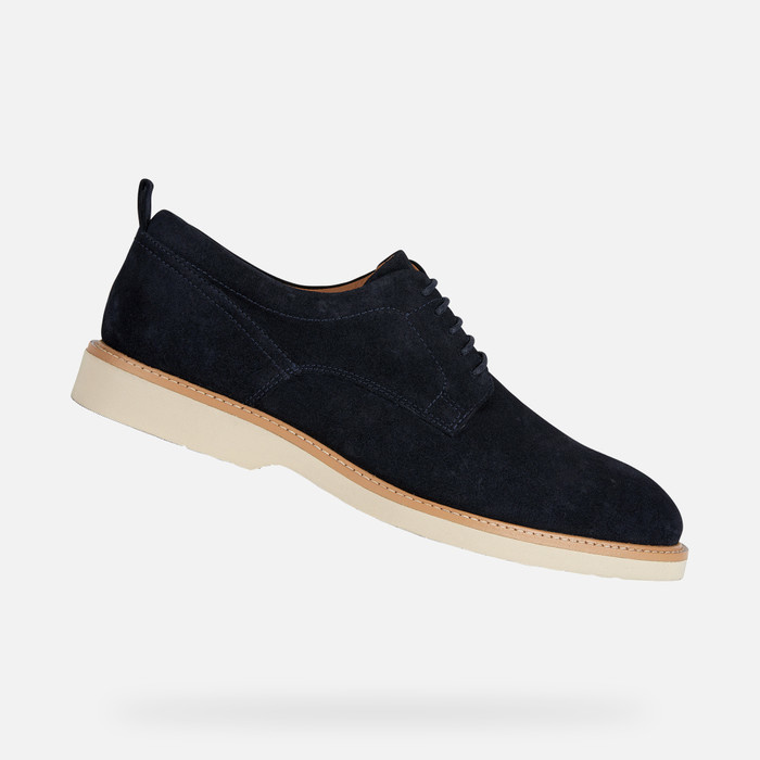 Geox mens top suede shoes