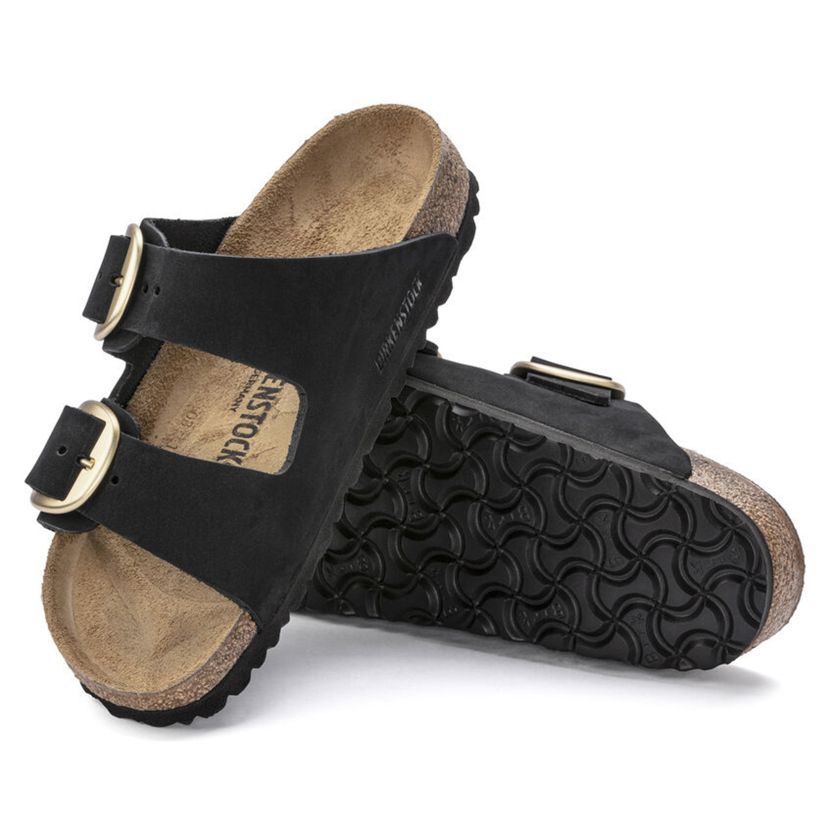 BIRKENSTOCK ARIZONA BIG BUCKLE  NUBUCK BLACK - 1023290 ETROITE