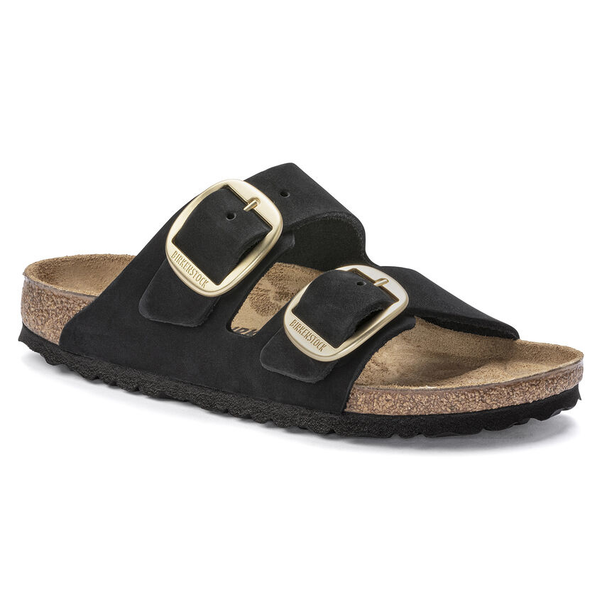 ARIZONA BIG BUCKLE NUBUCK BLACK REGULAR/WIDE 1023239 - Juliette