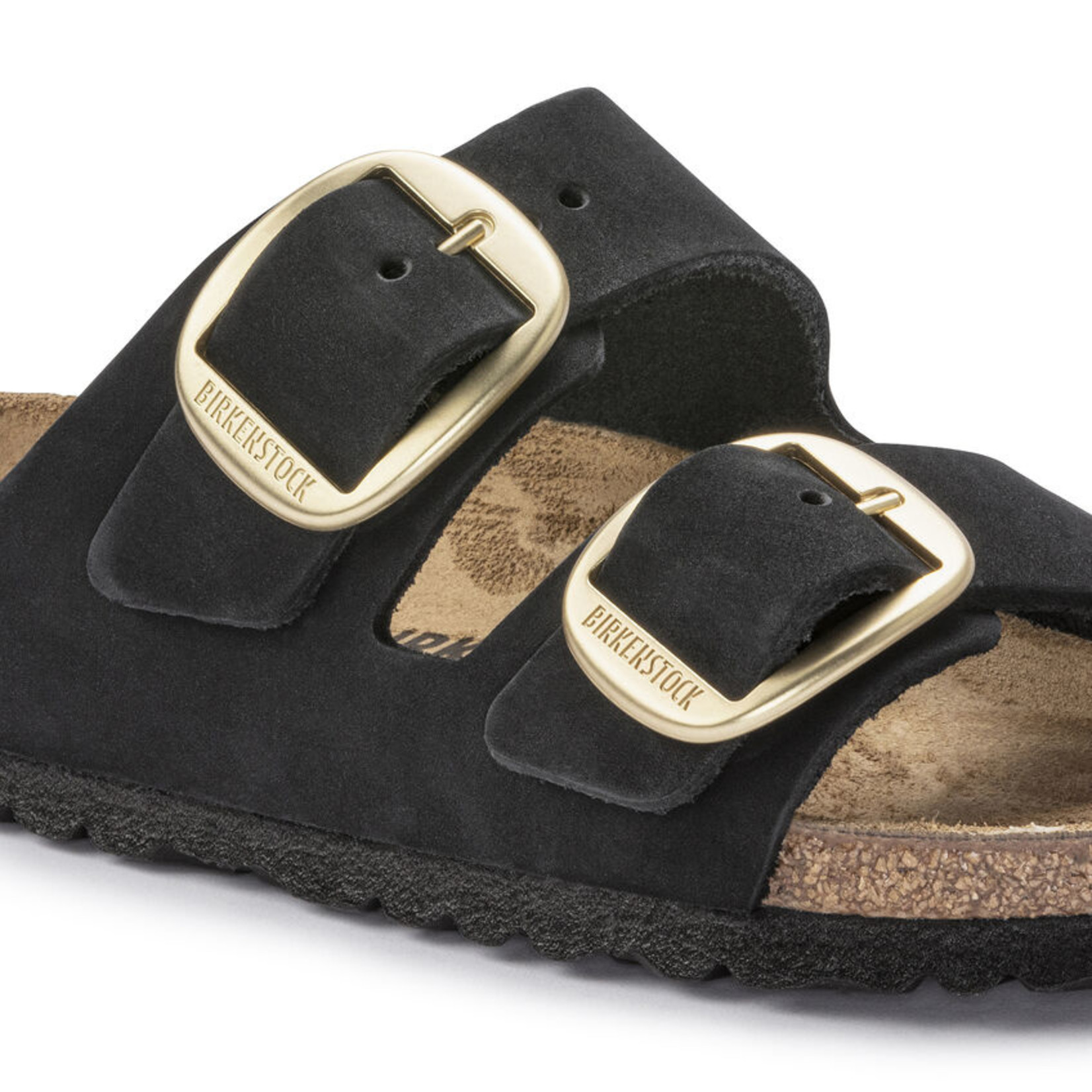 BIRKENSTOCK ARIZONA BIG BUCKLE  NUBUCK BLACK NORMALE 1023239