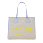 LANCEL LANCEL SUMMER TOTE - 10 NATUREL/LAVANDE