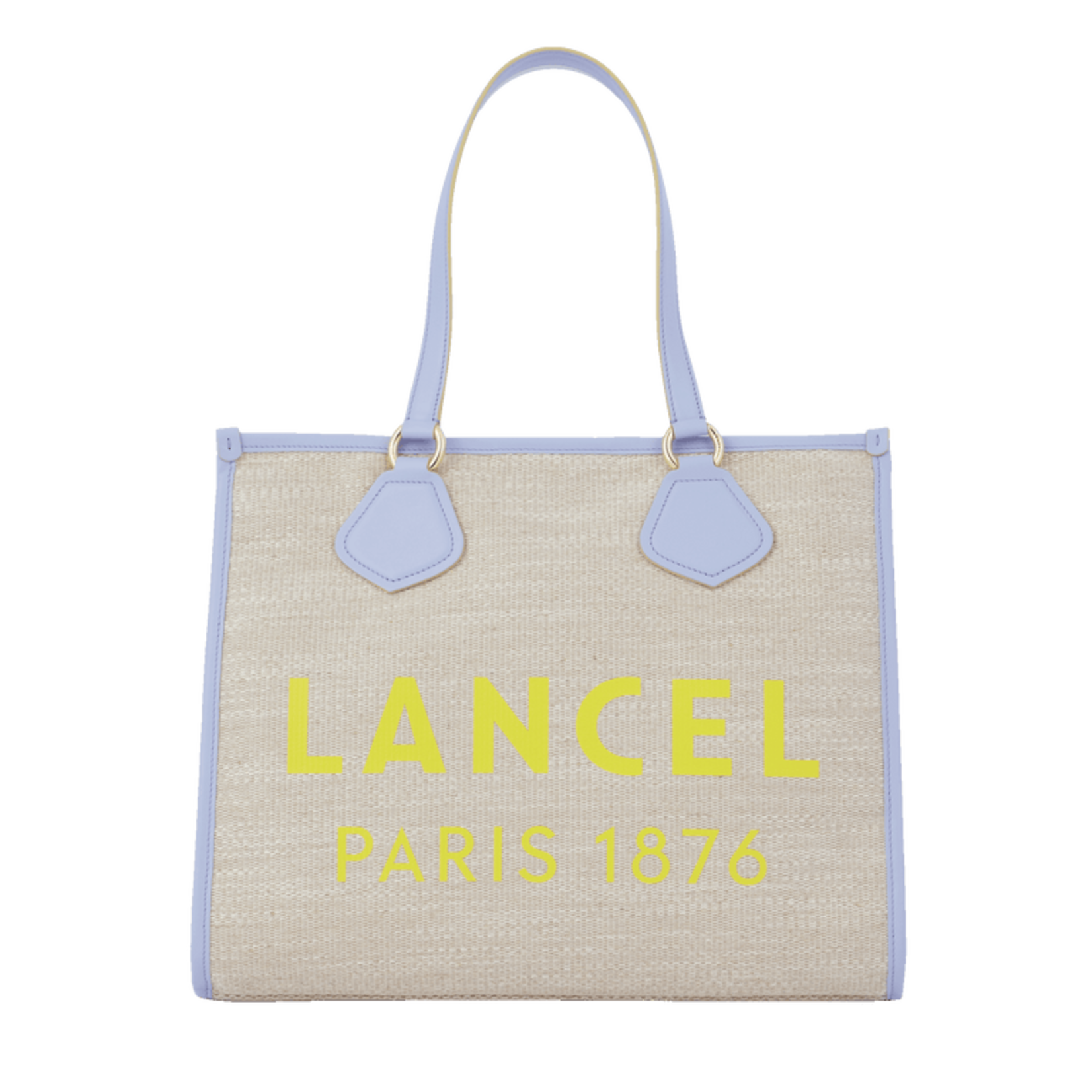 LANCEL SUMMER TOTE - 10 NATUREL/LAVANDE - Juliette & Roméo