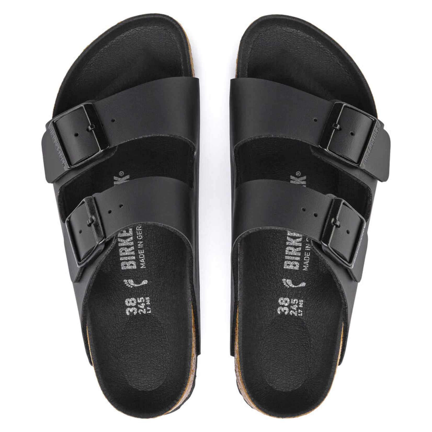 BIRKENSTOCK ARIZONA BIRKO-FLOR BLACK NORMALE 1019098