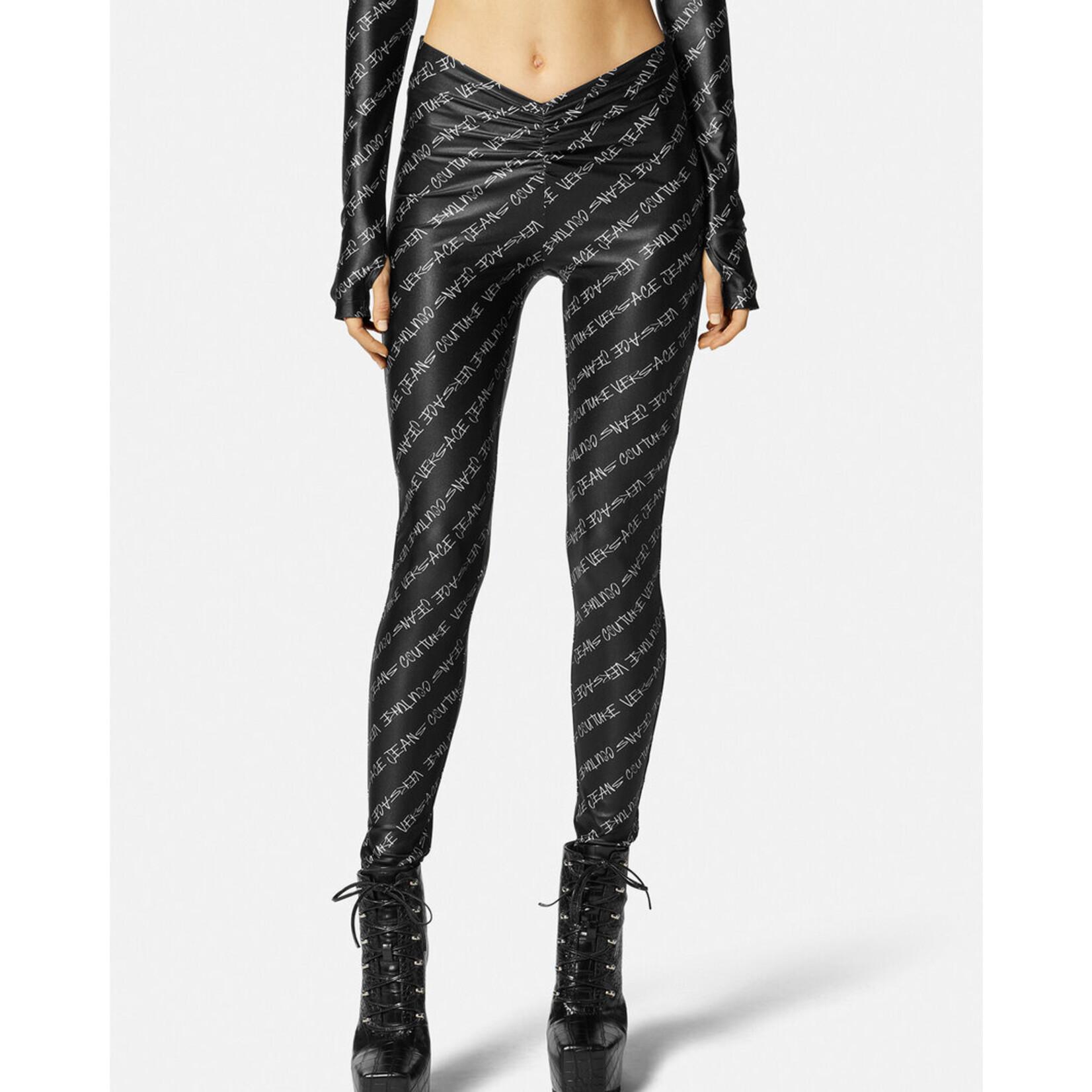 VERSACE JEANS COUTURE VERSACE JEANS COUTURE WOMEN'S LEGGING 75HAC108 JS219