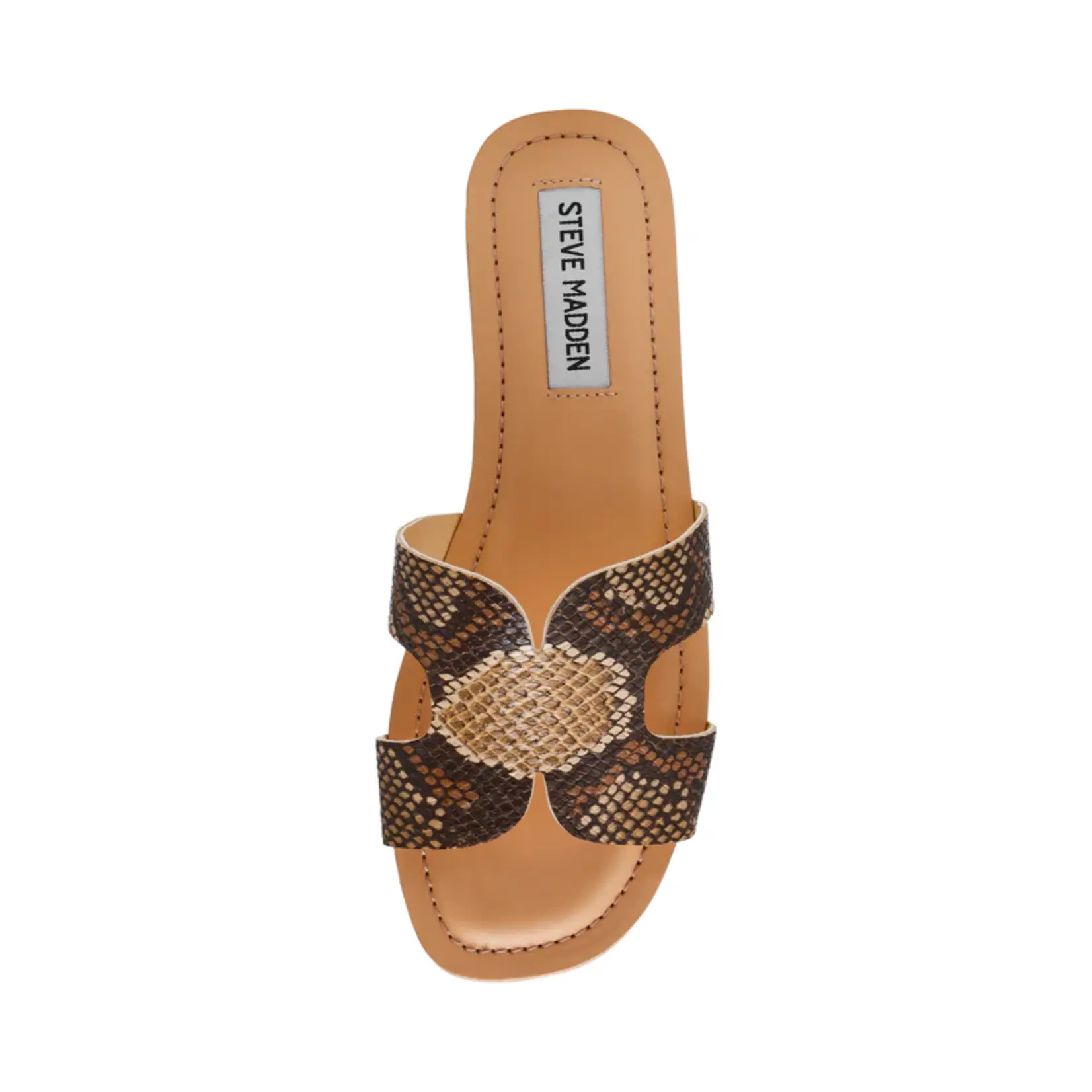 STEVE MADDEN STEVE MADDEN SANDAL ZARNIA BROWN SNAKE
