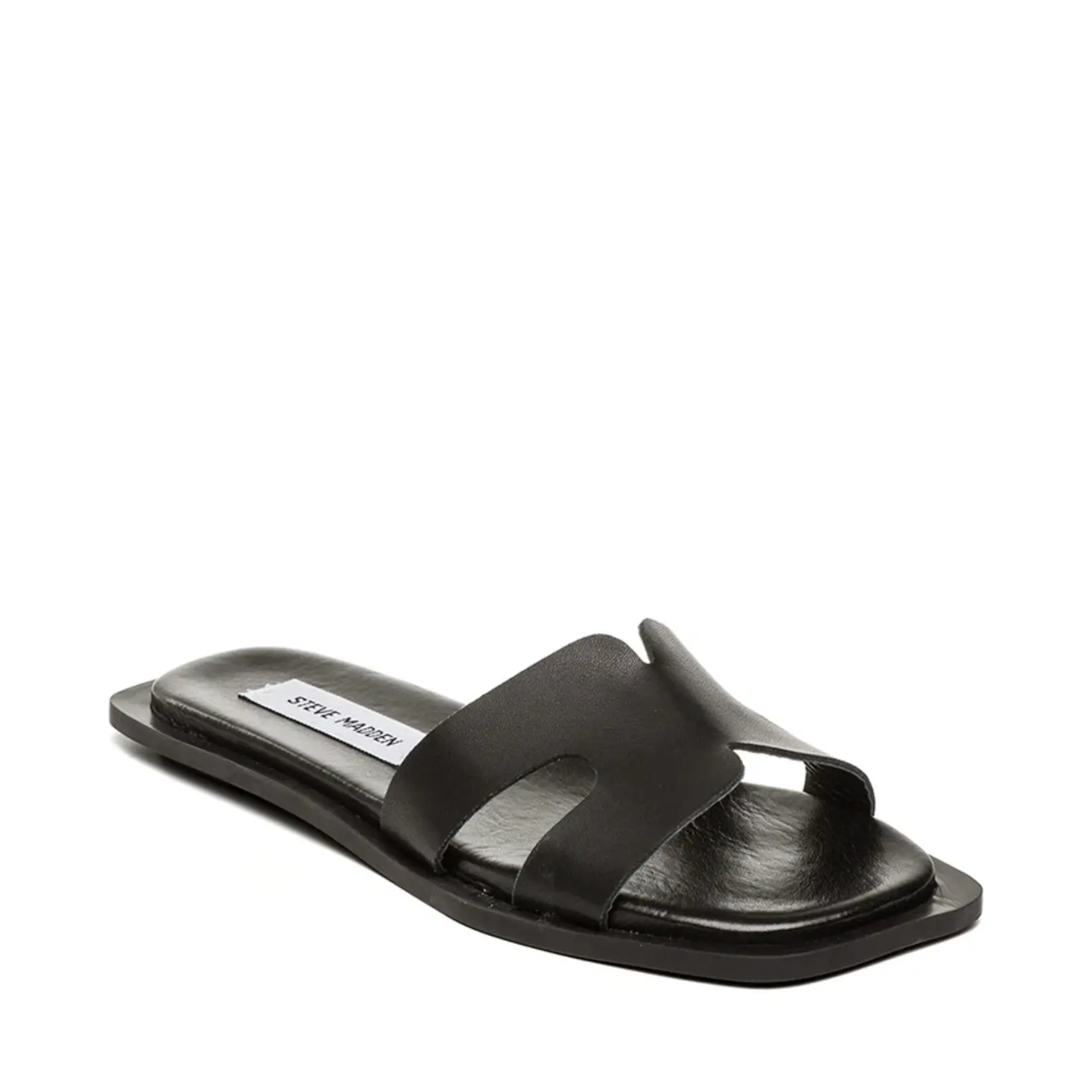 STEVE MADDEN STEVE MADDEN SOFIA BLACK LEATHER