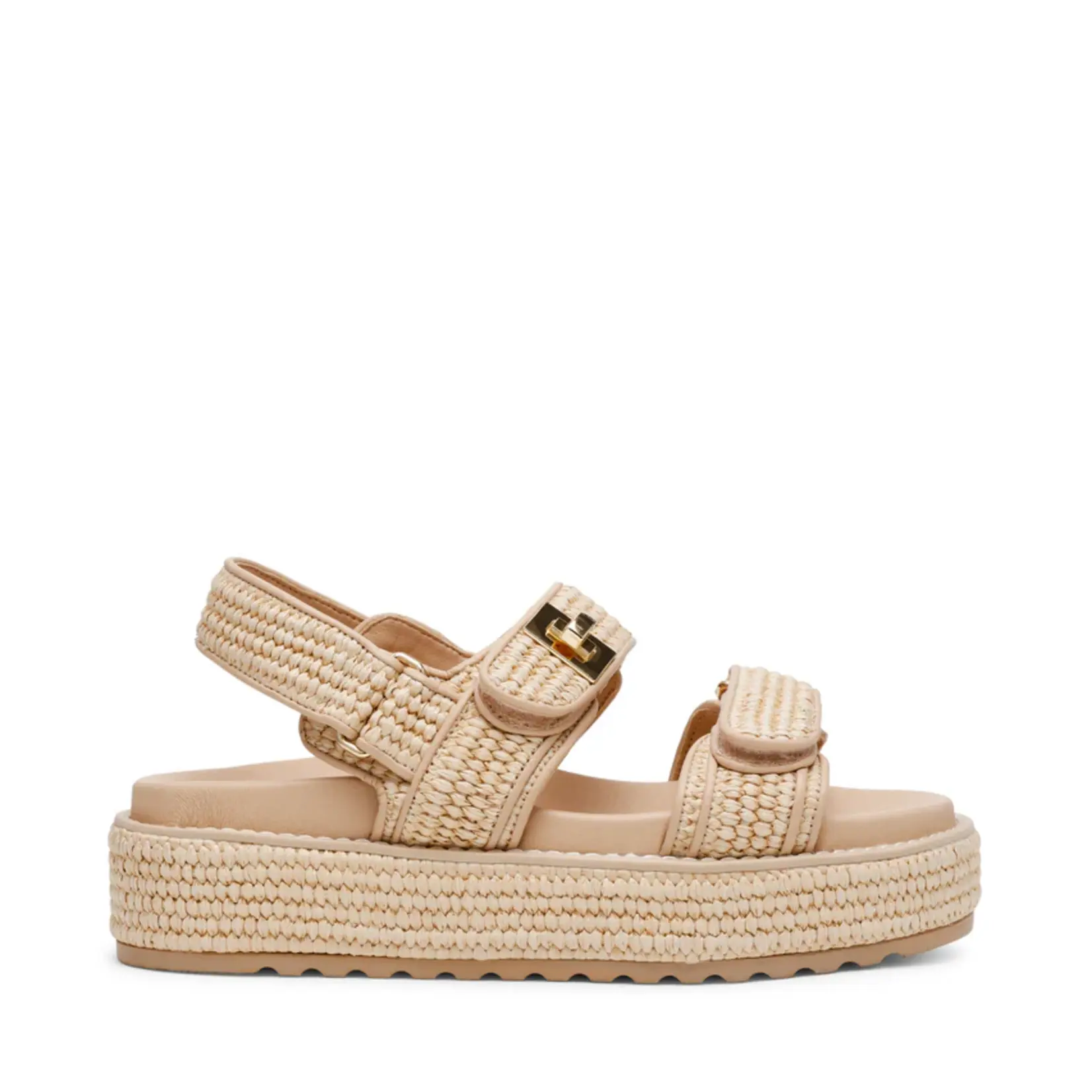 STEVE MADDEN STEVE MADDEN BIGMONA LNR NATURAL RAFFIA