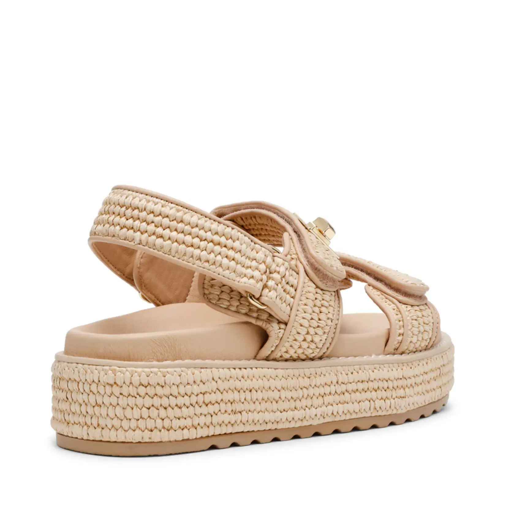 STEVE MADDEN STEVE MADDEN BIGMONA LNR NATURAL RAFFIA