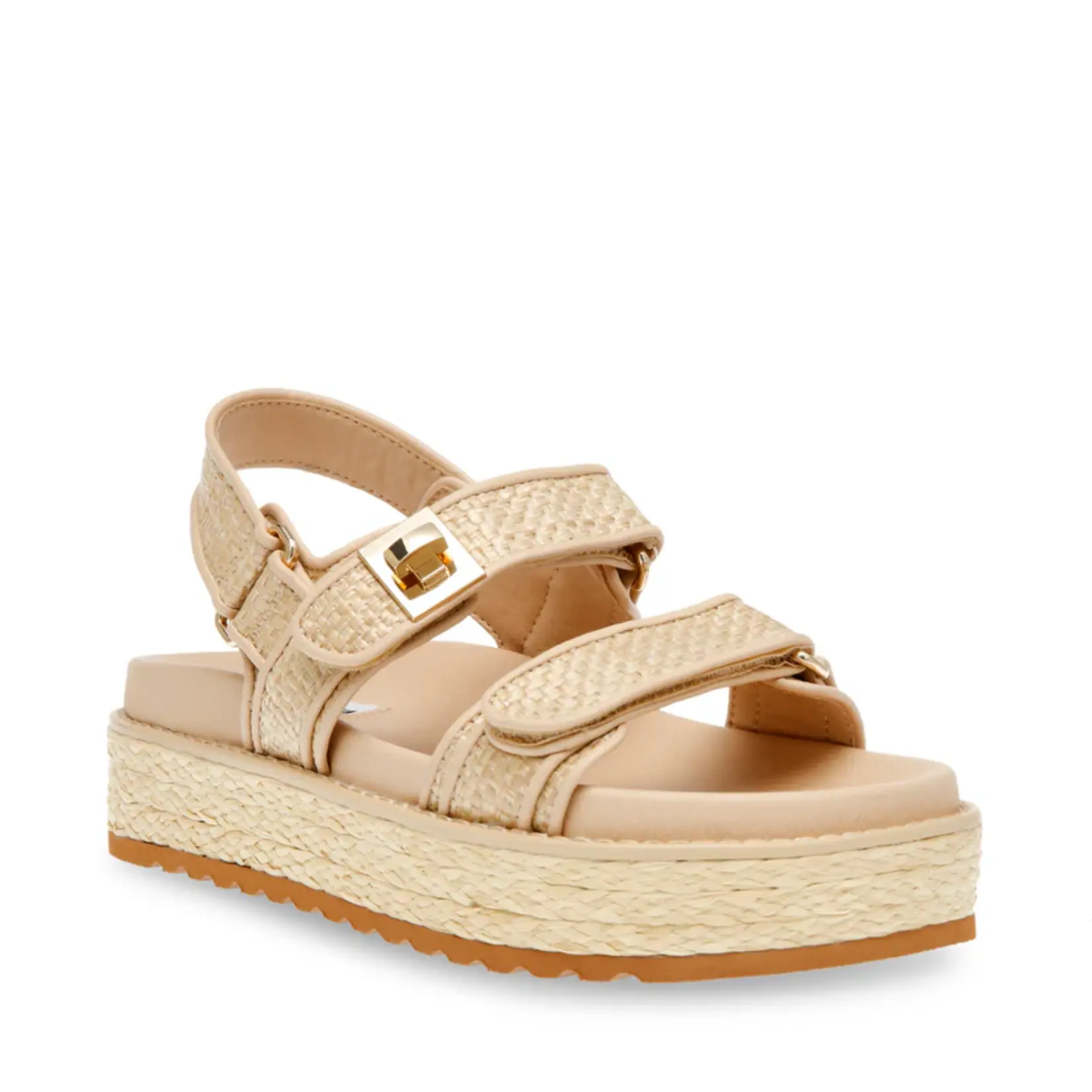 STEVE MADDEN STEVE MADDEN BIGMONA LNR NATURAL RAFFIA