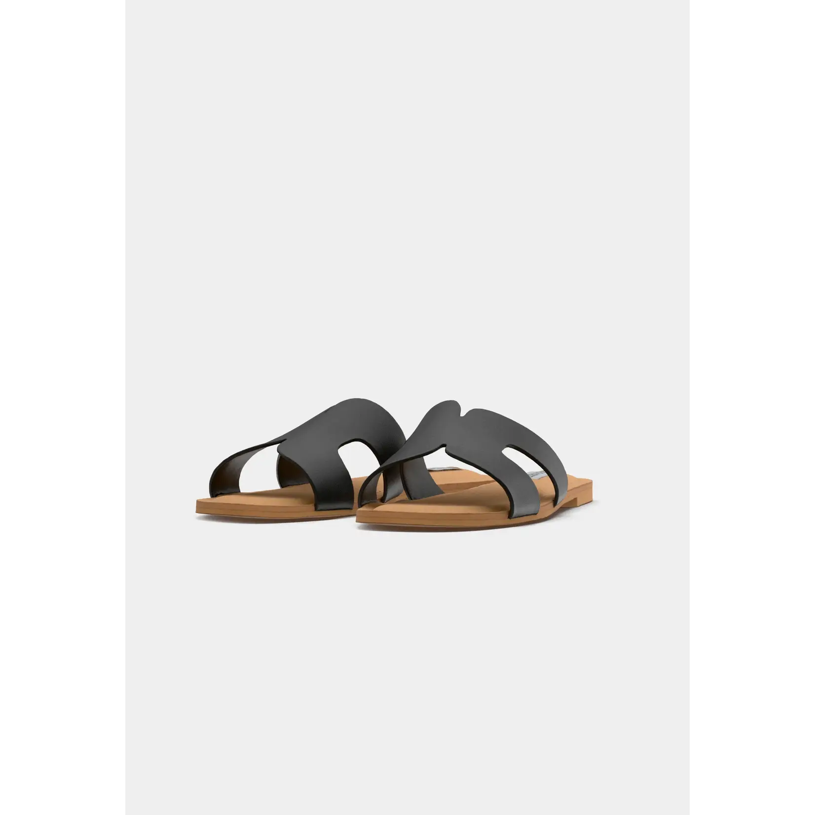 STEVE MADDEN STEVE MADDEN ZARNIA 017 BLACK LEATHER