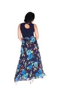 FIENE-Floral Maxi Dress
