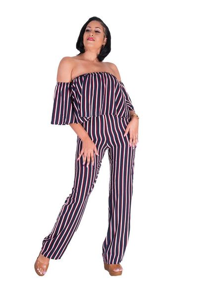 L & C WYNN- Off Shoulder Jumpsuit