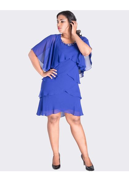 FINELLA- Layered Ruffle Dress