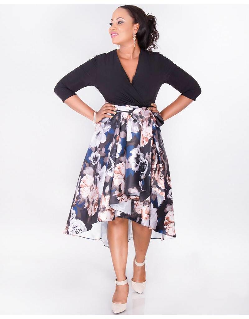 high low dresses plus size casual