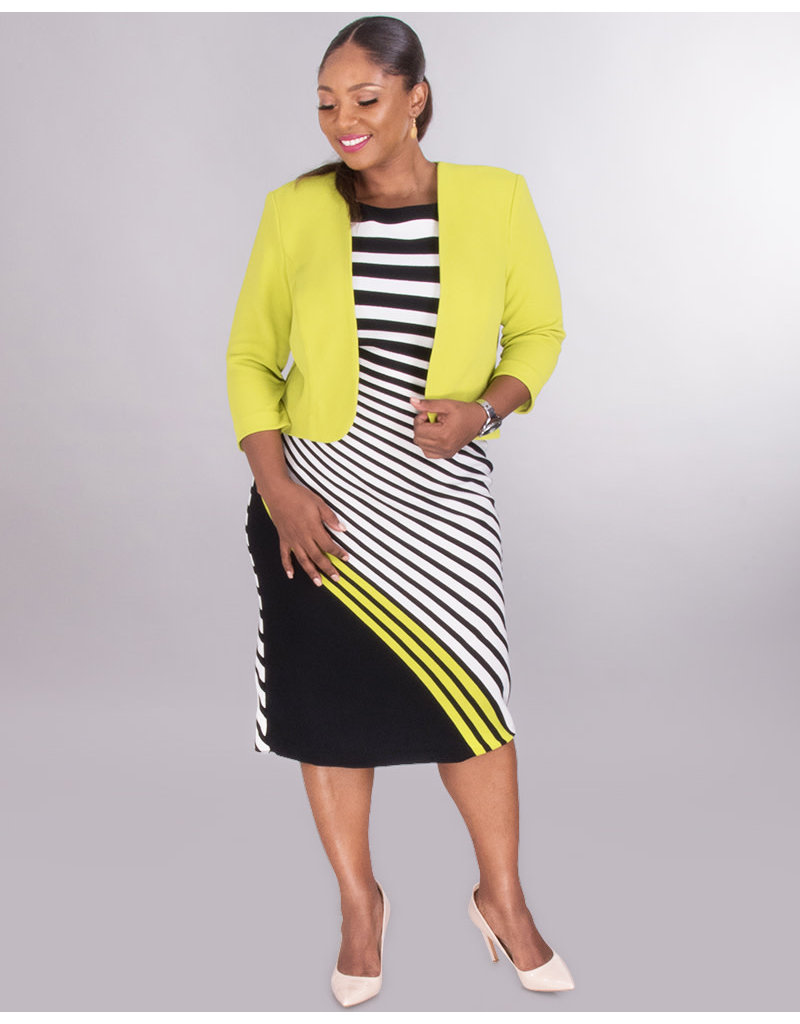 Plus Size Dress with Jacket