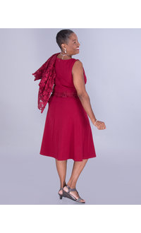 IYABO- Crochet Lace Jacket Dress