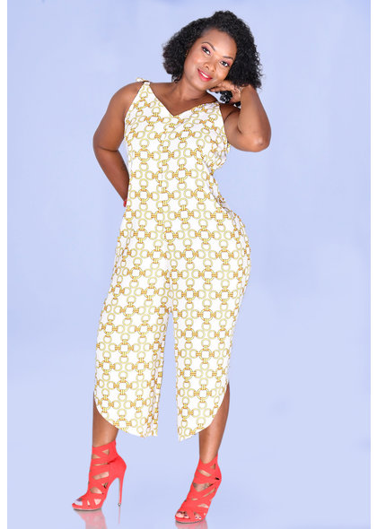 MSK RHETT- Print Drop Crotch Pants with Knots