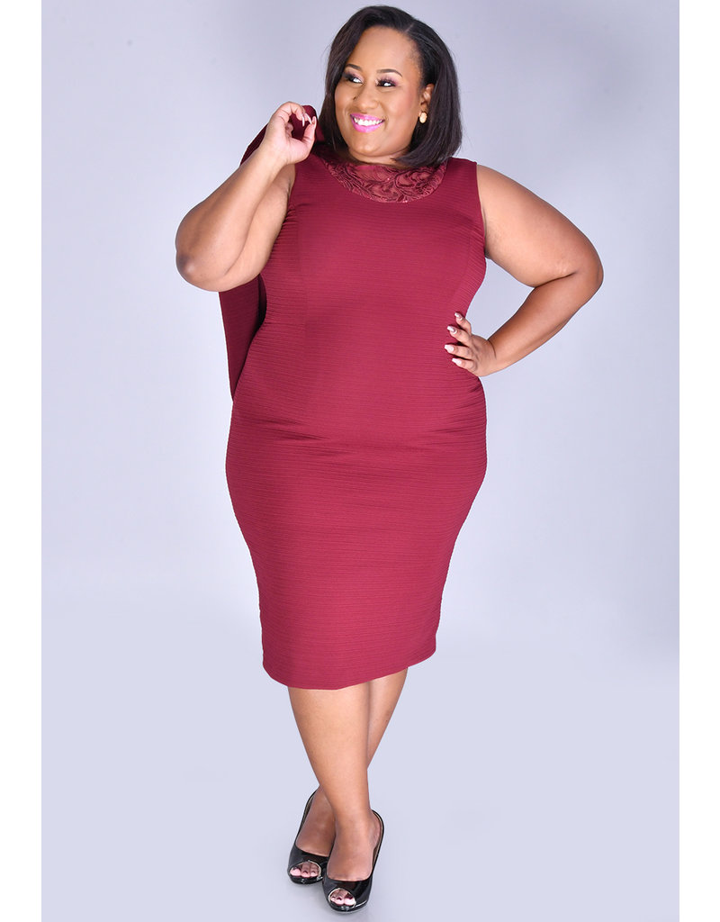 plus size red jacket dress