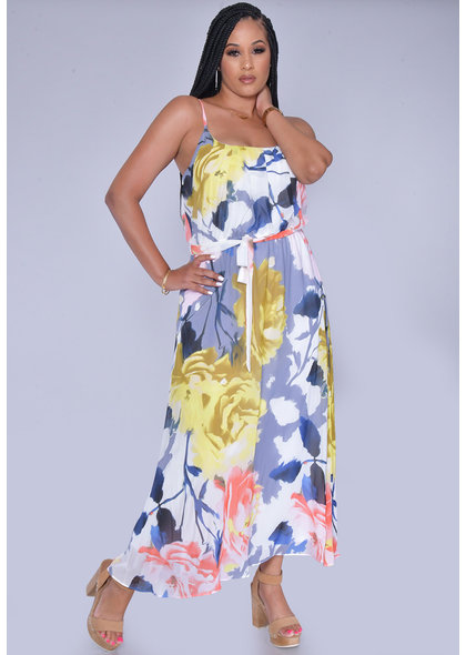 Signature FLORE- Floral Strappy Dress