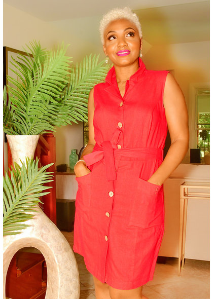 GLAMOUR NASH-ShirtDress with Pockets