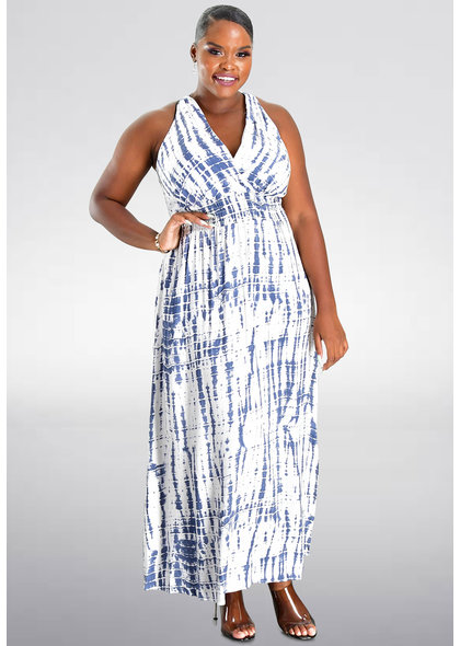 Sandra Darren KINGLEY- Tie Dye Maxi Dress