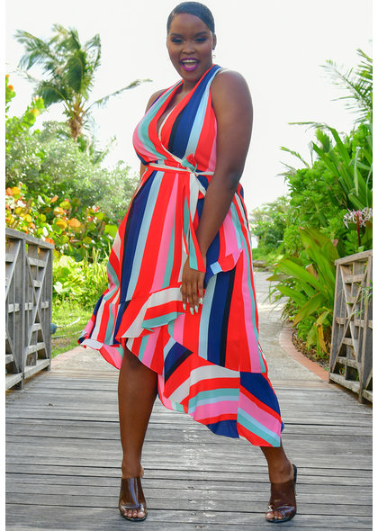 Julia Jordan RASEDA- Printed Mid Length Dress