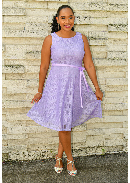 NOTATIONS LIMAN- Armhole Fit & Flare Dress