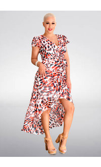 Julia Jordan FERGIE- Printed Cap Sleeve Dress