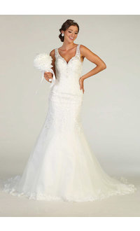 QIANA- Broad Strap Bridal Dress