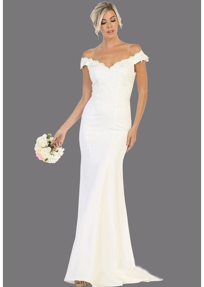 QUINCI- Off-Shoulder Bridal Dress