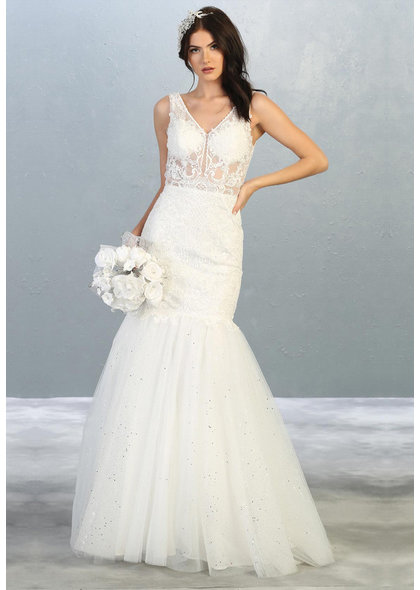 QUILL- Broad Strap Bridal Dress