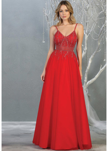 QUITA- Long Dress with Spaghetti Straps