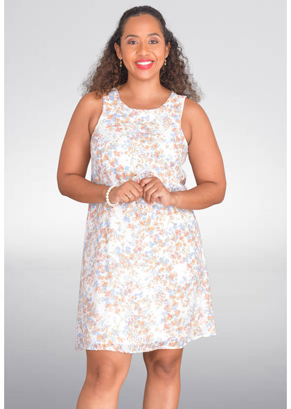 ROBERT LOUIS NIKIO- Floral Sleeveless Dress