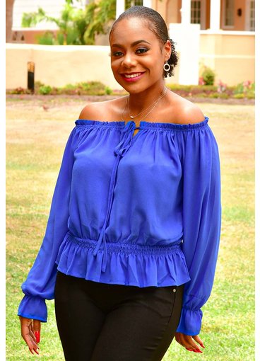 ARIA VOMO- Off Shoulder Long Sleeve Top