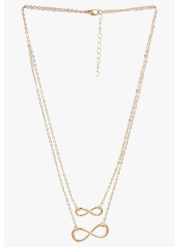 DH Accessories Layered Infinity Necklace