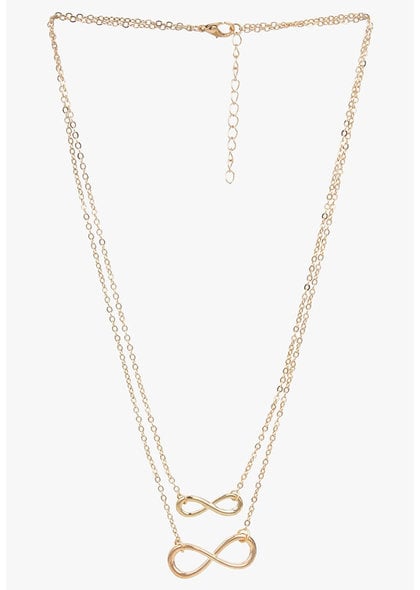 DH Accessories Layered Infinity Necklace