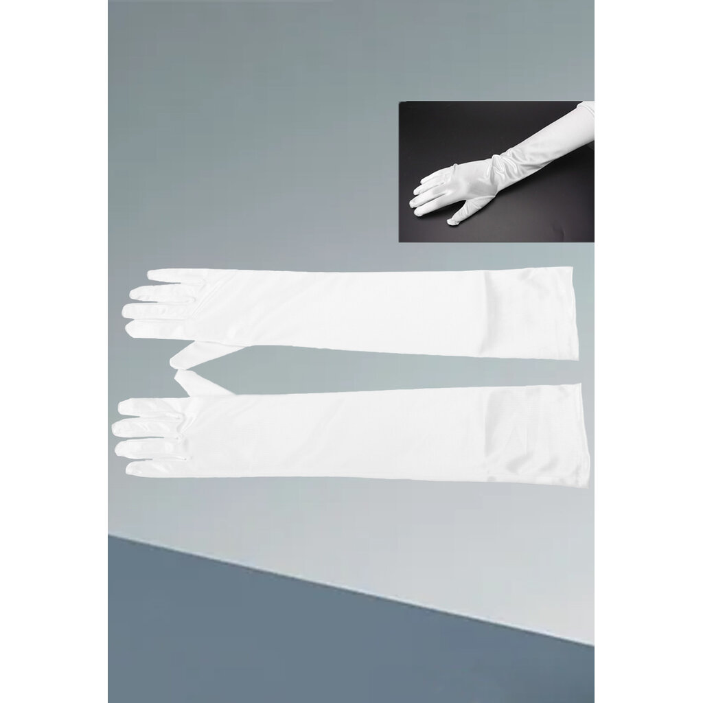 Adult Satin Elbow Gloves