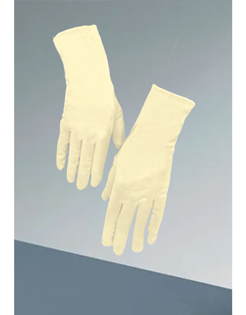 CECI Adult Satin Wrist Gloves