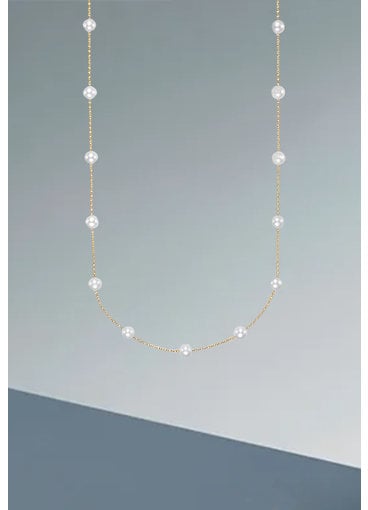 DH Accessories Small Pearl Choker Necklace