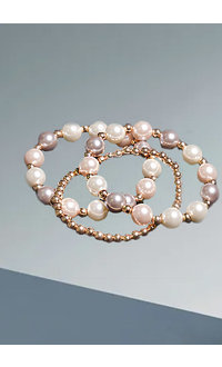 Cherie by PARATI 3 Strand Pearl Bracelet