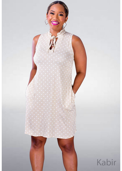 Sandra Darren KABIR- Polka Dot Shift Dress