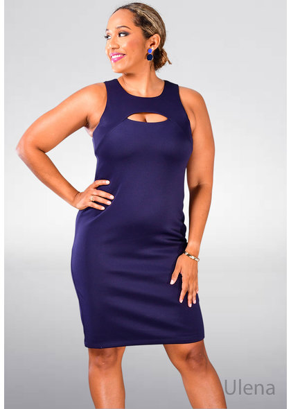 Shelby & Palmer ULENA- Armhole Keyhole Dress