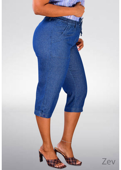 ZOEY- Plus Size Pants with Pockets and Tabs 