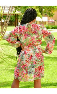 Julia Jordan FITZ- Floral Long Sleeve Dress